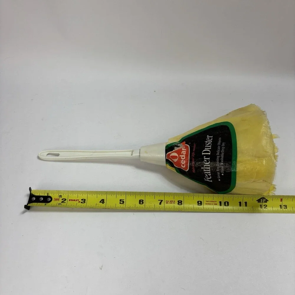 NEW Vintage 2001 O Cedar Feather Duster For Delicate Items Washable NOS